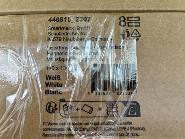 2 stuks Smartmaxx magnetische instektenhor 110×130 cm