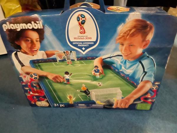Playmobil voetbaltafel