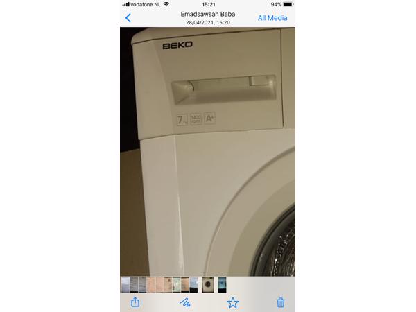 wasmachine Beko met 1 jaar garantie