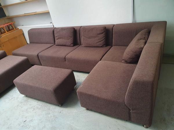 Luxe Bo-concept bank uit vele losse stukken