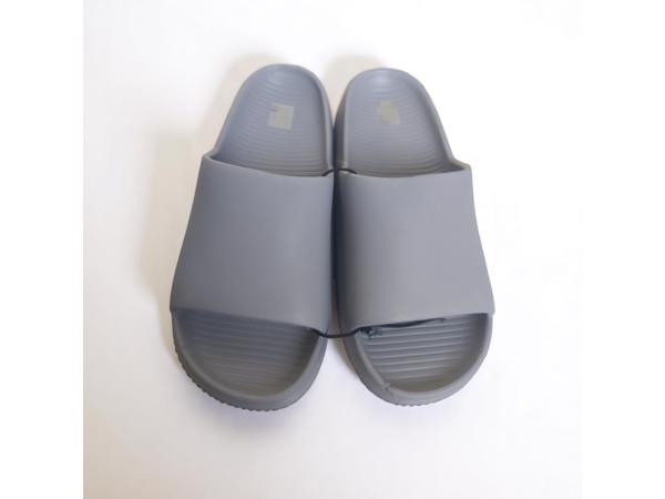 Heren slippers effen grijs 44