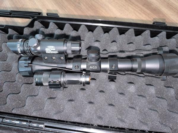 Hatsan BullBoss PCP + Richtkijker & Laser + HILL POMP MK5