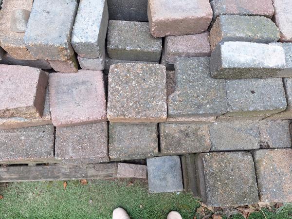 Trommelstenen 12 m2 voor terras