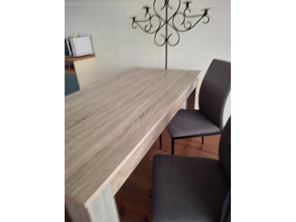 Eettafel Grijs 150x80