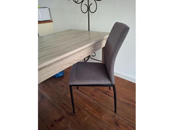 Eettafel Grijs 150x80