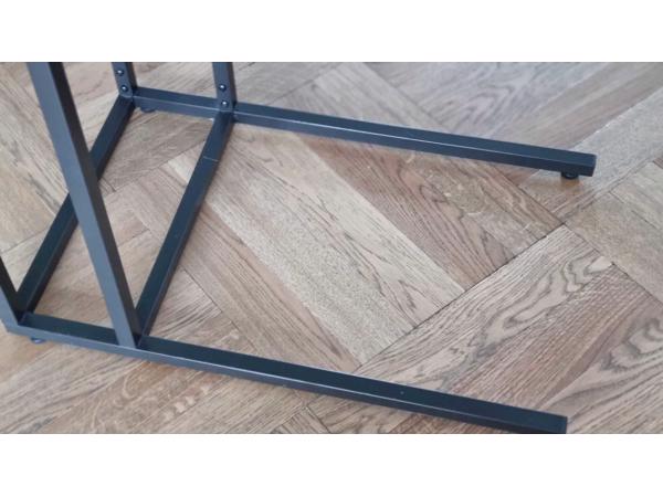 laptoptafeltje Ikea zwart met glas