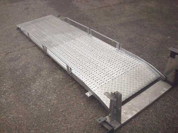 Oprijplaat rampe opvouwbaar aluminium