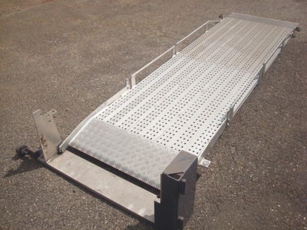 Oprijplaat rampe opvouwbaar aluminium