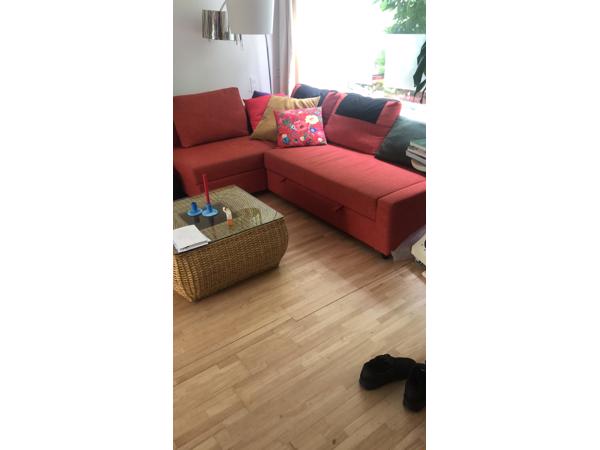 Ikea zit/slaap bank mer kleine gebruikerssporen