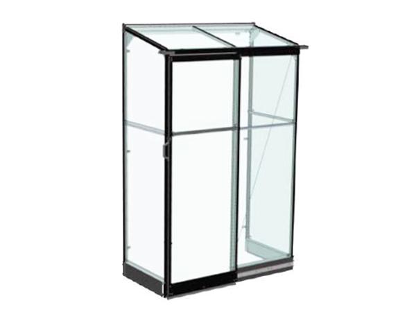 Tuinkas Qube LT 24, zwart, VG 3mm + PC 6 mm