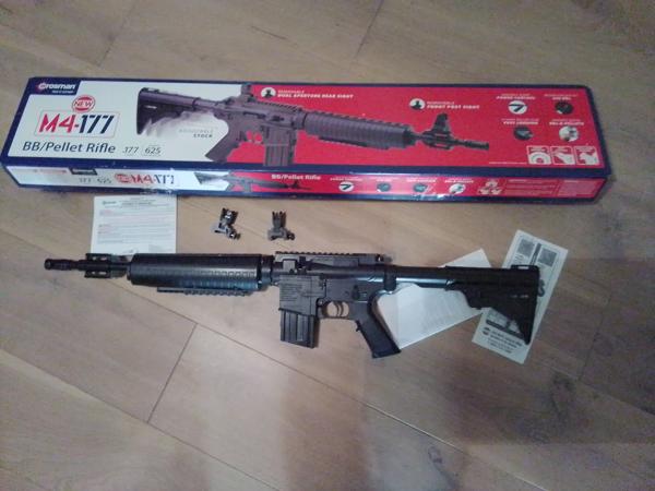 Crosman m4 .177 pomp actie