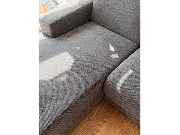 Hoekbank met chaise longue
