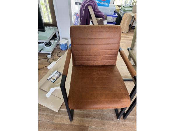 4 luxe eetkamer stoelen