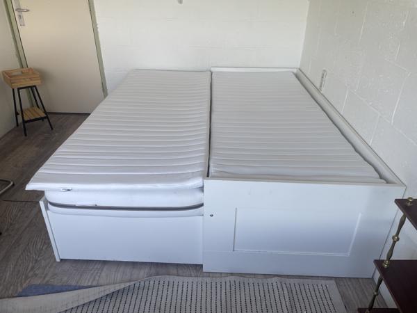 Uitschuifbank Bedbank Ikea Brimnes