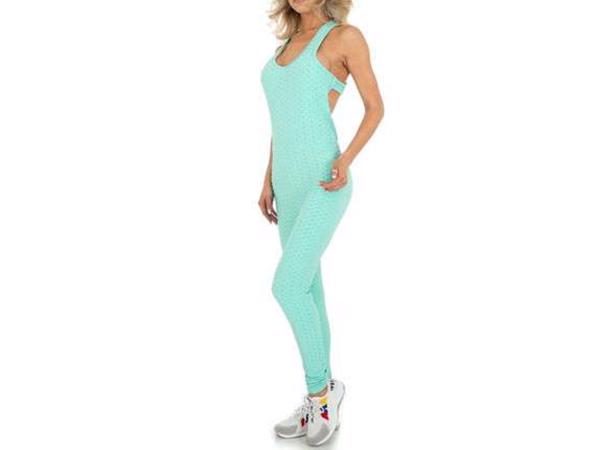 Sport jumpsuit mintgroen S/M