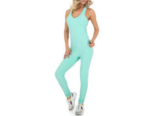 Sport jumpsuit mintgroen S/M