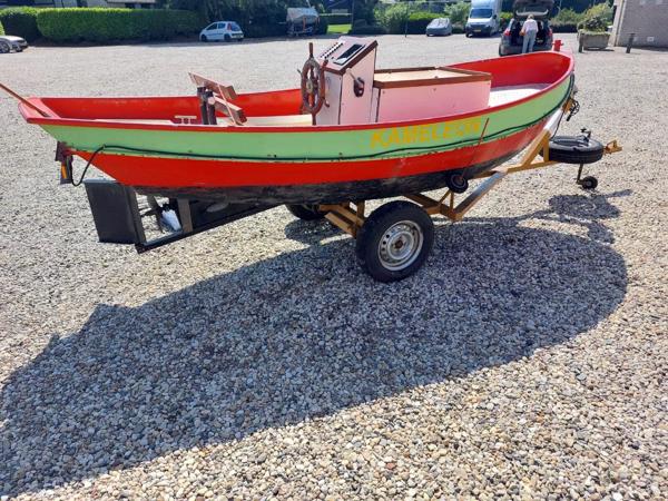 Mooie Stalen Sloep Vlet Replica Kameleon Met Inboard Diesel