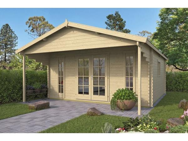 Blokhut - Tuinhuis Emiel | 44 mm | vuren onbehandeld