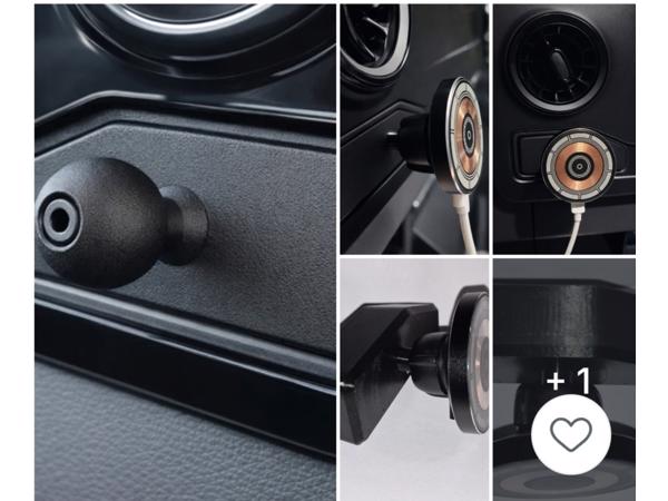 Auto lader montage zonder boren