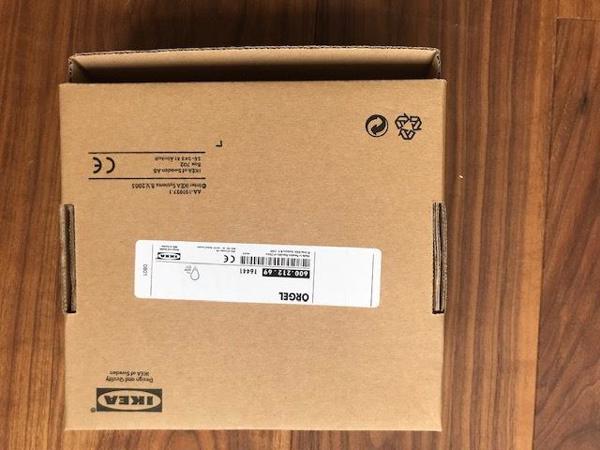 Ikea papieren wandlamp "orgel"