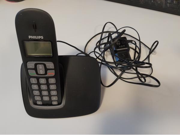 telefoon draadloos zwart grote knoppen