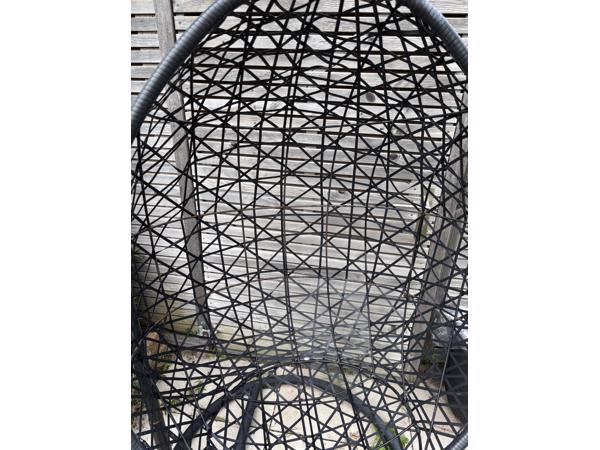 Hangstoel swing zwart