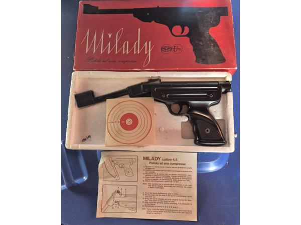 Vintage Milady luchtdruk pistool