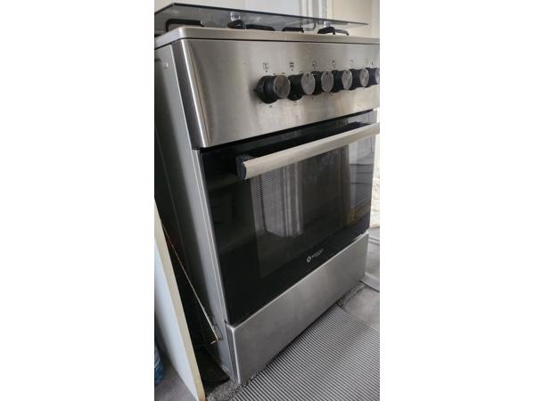 Gasfornuis met electrische oven