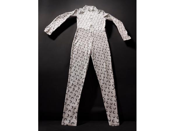 White icy - stretchy - jumpsuit - cream - voorrits M