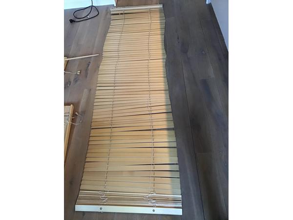 4 stuks houten ikea lamellen 60cm breed 220cm hoog in Amsterdam Huis