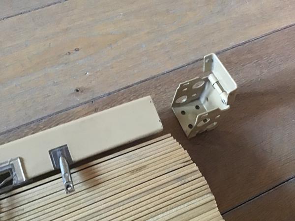 4 stuks houten ikea lamellen 60cm breed 220cm hoog