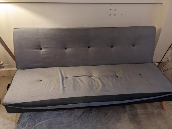 Grijs Futon