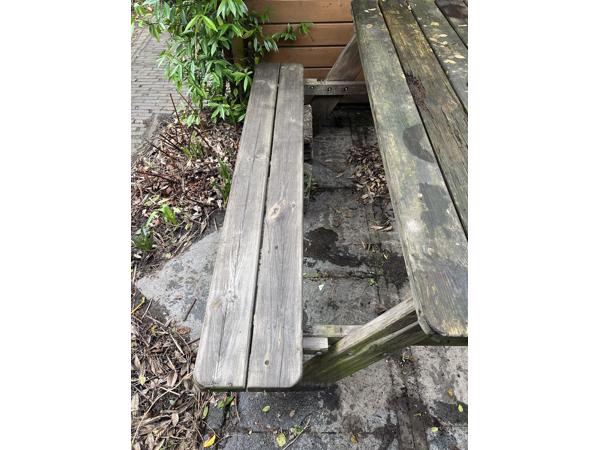 Picknicktafel met inklapbare banken