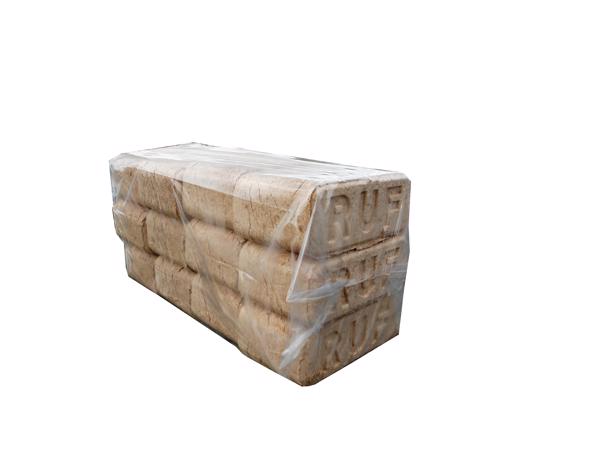 RUF-houtbriketten, 1 pallet, 960 kg, 96 pakketten
