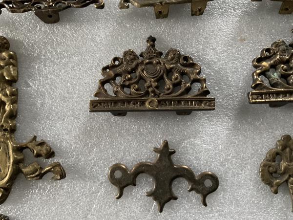 Messing klok ornamenten