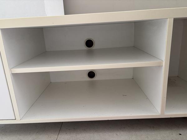 Wit mdf televisiemeubel maatwerk