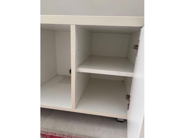 Wit mdf televisiemeubel maatwerk