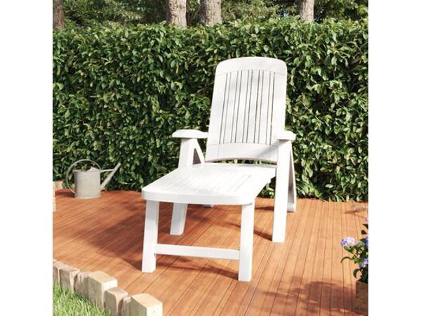 Witte ligstoel in - Tuin Terras, Huisjes en Meubelen -