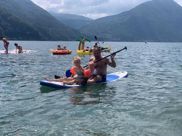 Vakantie italie , luganomeer, Comomeer, aan het strand 🏖