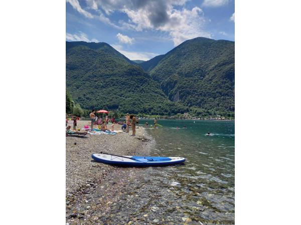 Vakantie italie , luganomeer, Comomeer, aan het strand 🏖