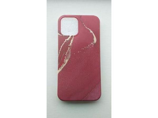 Iphone 12 cover hoesje marmer siliconen