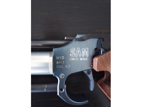 SAM M10 PCP pistool (lees beschrijving!)