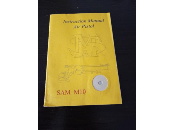 SAM M10 PCP pistool (lees beschrijving!)