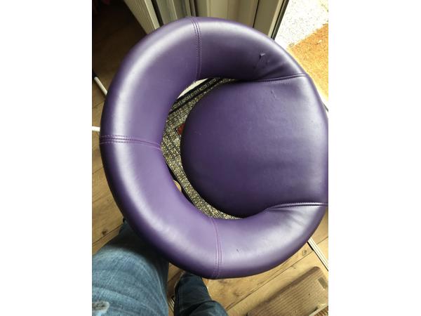 In hoogte verstelbare barkruk