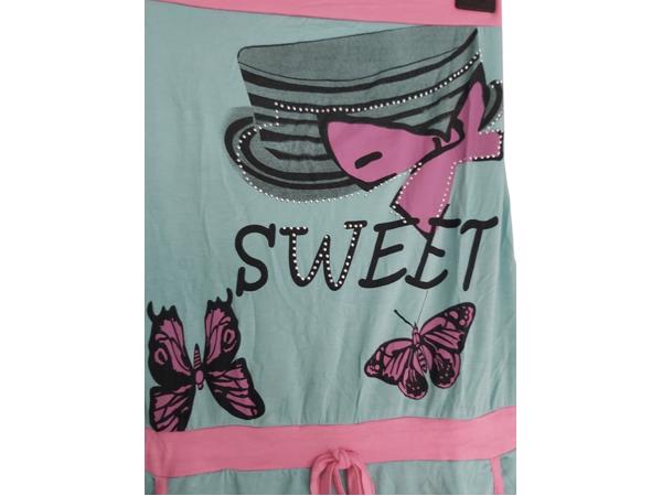 Playsuit offshoulder glitter groen XL