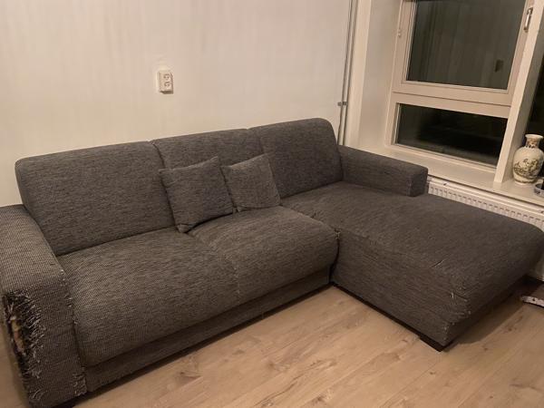 Hoekbank Aberdeen rechts - grijs