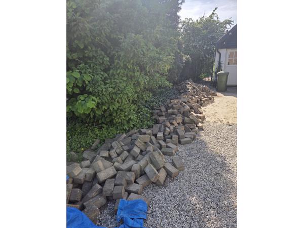 Betonklinkers 50m2. Ze zijn er al uit