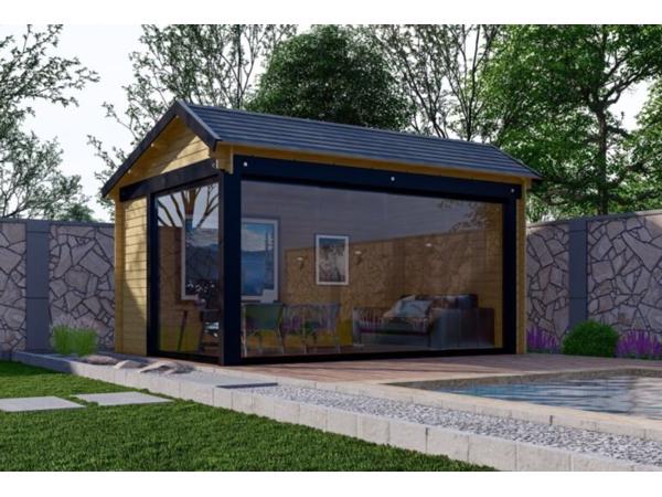 NIEUW  Blokhut G4434K