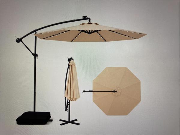 parasol met voet