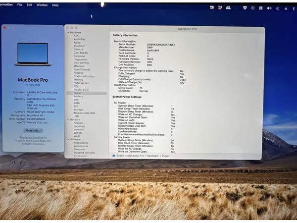 MacBook Pro 2019 512gb ssd